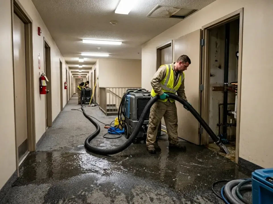 multi-unit-apartment-hallway-f-005 — frequently asked questions, Emergency Burst Pipe Water Extraction & Removal in Palmview…